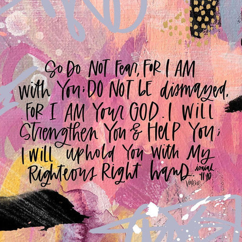 Strengthen You Black Modern Wood Framed Art Print with Double Matting by Wieners, Valerie