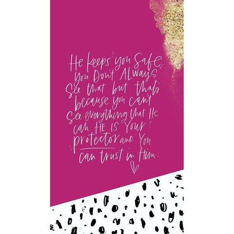 Protector Card Black Modern Wood Framed Art Print by Wieners, Valerie