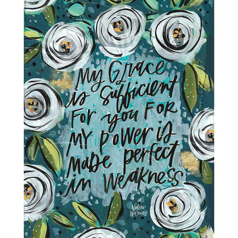 Grace Black Modern Wood Framed Art Print by Wieners, Valerie