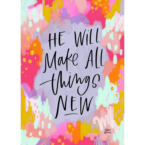 New White Modern Wood Framed Art Print by Wieners, Valerie