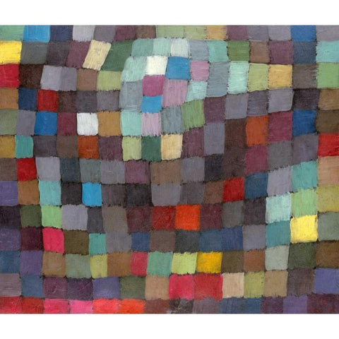 May Picture Black Modern Wood Framed Art Print by Klee, Paul