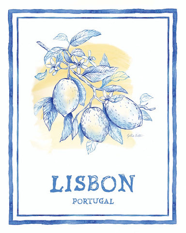 Mediterranean Breezes VI White Modern Wood Framed Art Print with Double Matting by Coulter, Cynthia