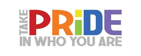 Pride Gnomes XI White Modern Wood Framed Art Print with Double Matting by Reed, Tara