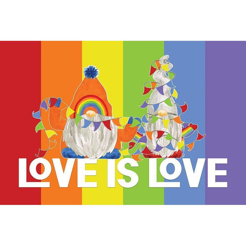 Pride Gnomes XIV Gold Ornate Wood Framed Art Print with Double Matting by Reed, Tara