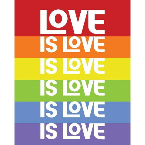 Pride Gnomes XVIII White Modern Wood Framed Art Print by Reed, Tara