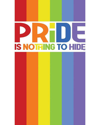 Pride Gnomes XIX White Modern Wood Framed Art Print with Double Matting by Reed, Tara