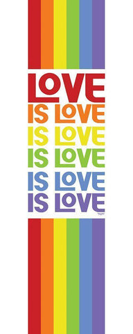 Pride Gnomes XXVII White Modern Wood Framed Art Print with Double Matting by Reed, Tara