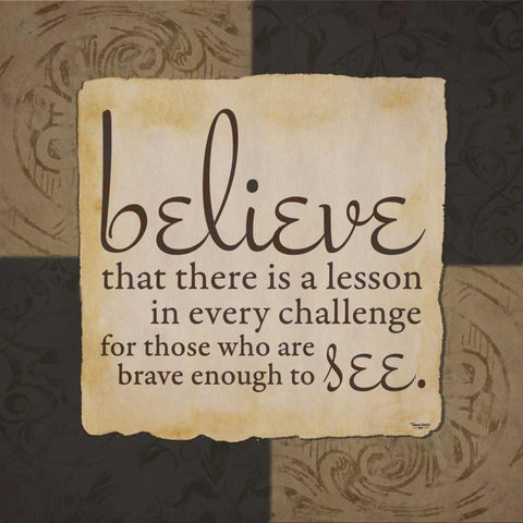 Simple Wisdom I Gold Ornate Wood Framed Art Print with Double Matting by Reed, Tara