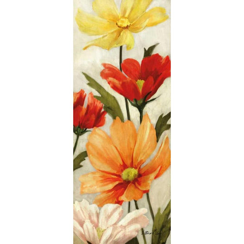 Spice Floral Panel II Gold Ornate Wood Framed Art Print with Double Matting by Milan, Vittorio
