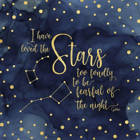 Oh My Stars IV Stars Black Ornate Wood Framed Art Print with Double Matting by Reed, Tara