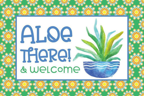 Playful Cactus VII White Modern Wood Framed Art Print with Double Matting by Reed, Tara