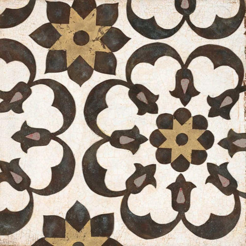 Winery Villa Tile 3 Gold Ornate Wood Framed Art Print with Double Matting by Fisk, Arnie