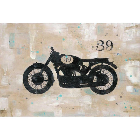 Vintage 39 Black Modern Wood Framed Art Print with Double Matting by Fisk, Arnie