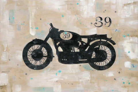 Vintage 39 White Modern Wood Framed Art Print with Double Matting by Fisk, Arnie