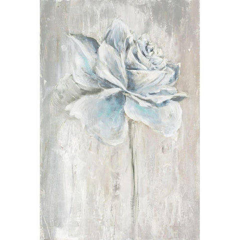 Artists Rose White Modern Wood Framed Art Print by Gold, Lora