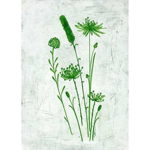 Fresh Greenery Garden White Modern Wood Framed Art Print by Loco, Filippo