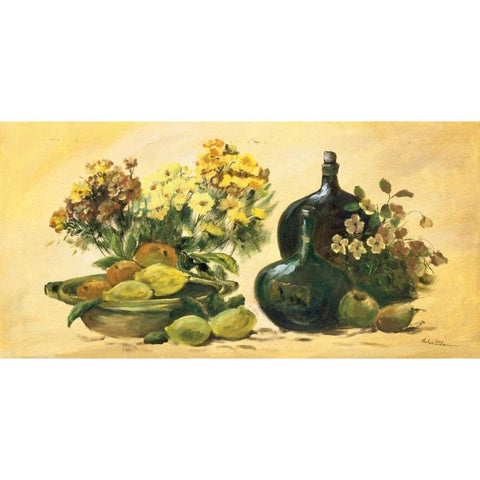 Stillife II White Modern Wood Framed Art Print by Schottler, Katharina
