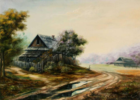 Zabroshunij Danik White Modern Wood Framed Art Print with Double Matting by Vlagyislav, Najgyonov