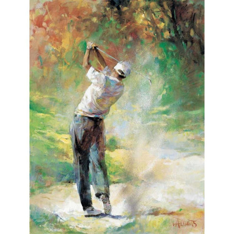 A perfect day White Modern Wood Framed Art Print by Haenraets, Willem