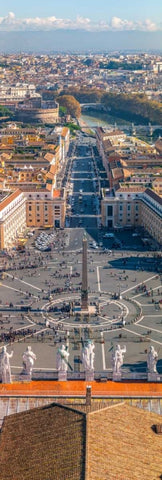 Vatican city, Rome, Italy White Modern Wood Framed Art Print with Double Matting by Frank, Assaf