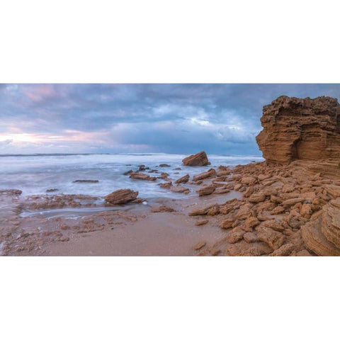 Dead sea, Israel Black Modern Wood Framed Art Print by Frank, Assaf