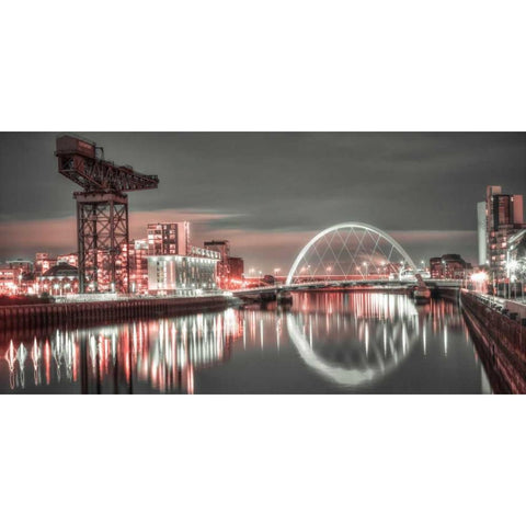 AF20121004 Glasgow 230XC13 Gold Ornate Wood Framed Art Print with Double Matting by Frank, Assaf