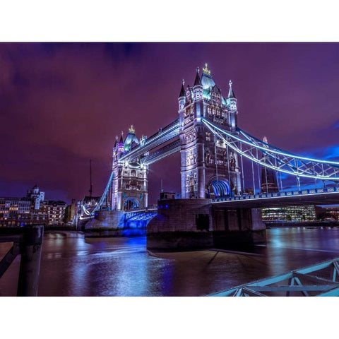 AF20130906 London 119C09 White Modern Wood Framed Art Print by Frank, Assaf