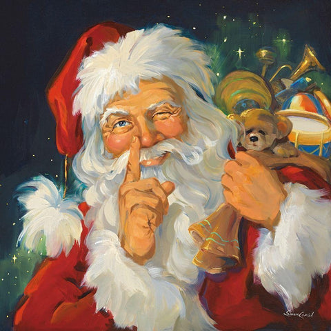 Up The Chimney Gold Ornate Wood Framed Art Print with Double Matting by Comish, Susan