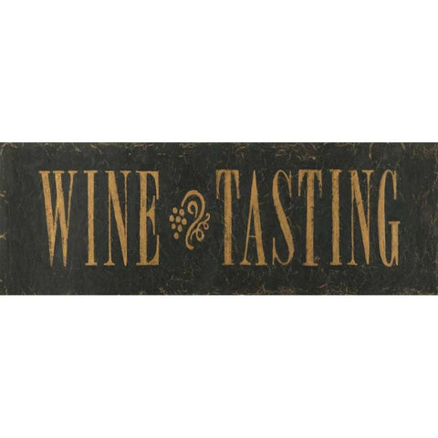 Wine Tasting Black Modern Wood Framed Art Print with Double Matting by Marrott, Stephanie