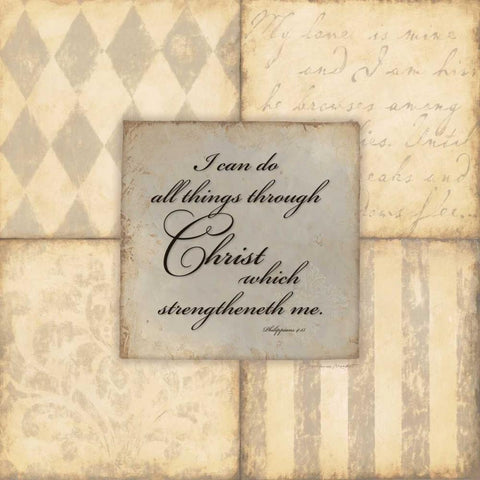I Can Do White Modern Wood Framed Art Print by Marrott, Stephanie