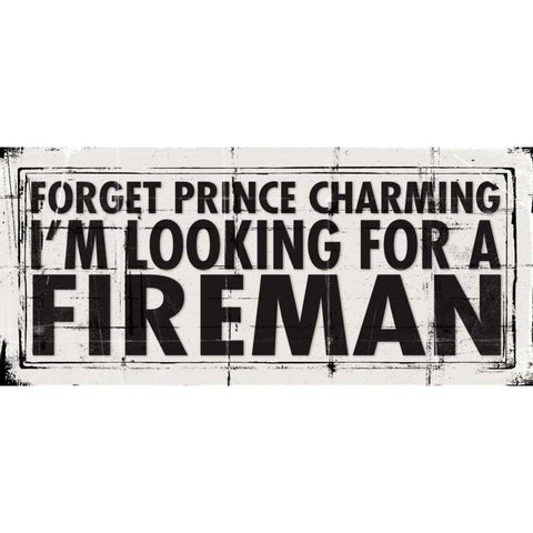 Prince Charming - Police Officers Black Modern Wood Framed Art Print by Marrott, Stephanie