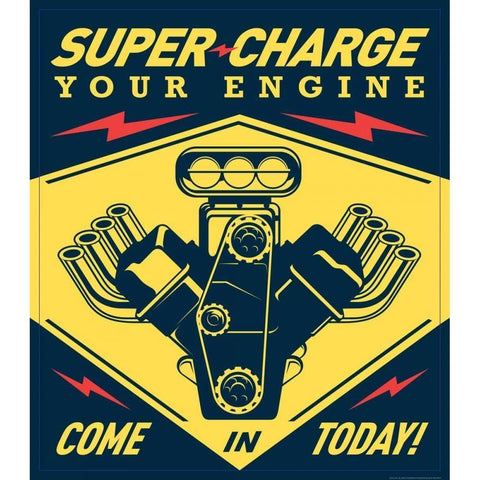 Super Racing Gold Ornate Wood Framed Art Print with Double Matting by Brando, JJ