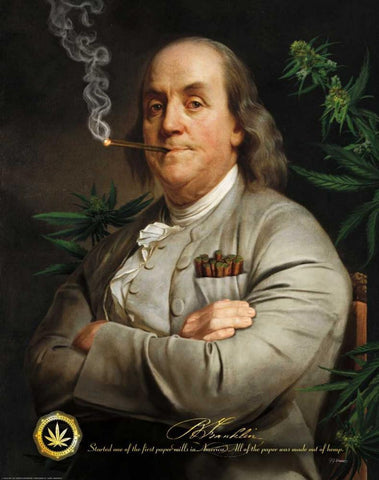 Bens Cigar White Modern Wood Framed Art Print with Double Matting by Brando, JJ