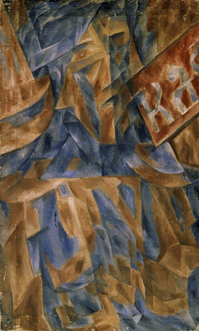 Lady in a Cafe White Modern Wood Framed Art Print with Double Matting by Le Dantyu, M.