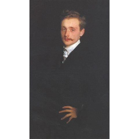 W Graham Robertson 1894 Black Modern Wood Framed Art Print by Sargent, John Singer