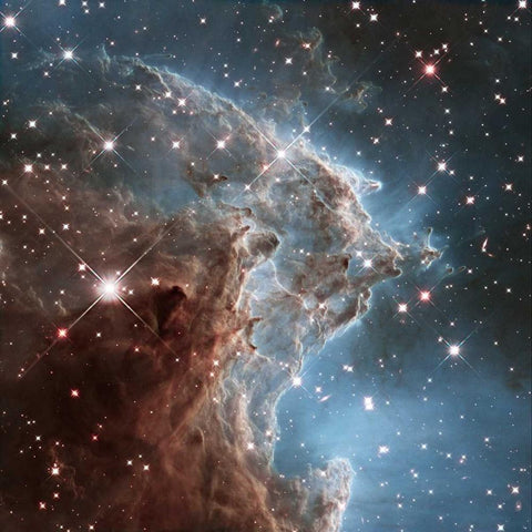 Infrared View of NGC 2174 Black Modern Wood Framed Art Print by NASA