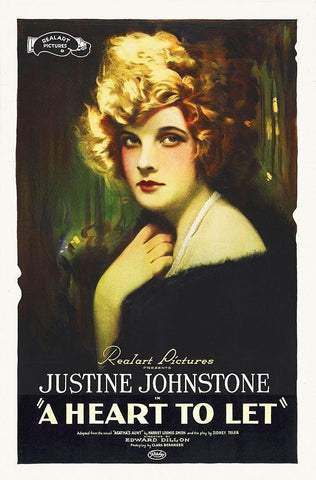 A Heart To Let, 1921 Black Ornate Wood Framed Art Print with Double Matting by Hollywood Photo Archive