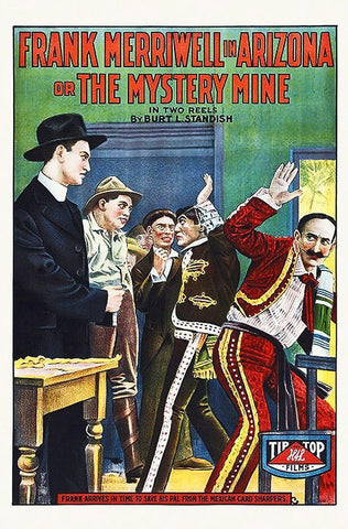 Arizona, 1910 White Modern Wood Framed Art Print with Double Matting by Hollywood Photo Archive