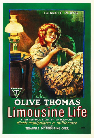 Limosine Life White Modern Wood Framed Art Print with Double Matting by Hollywood Photo Archive