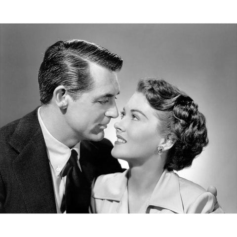 Cary Grant - Crisis Black Modern Wood Framed Art Print with Double Matting by Hollywood Photo Archive