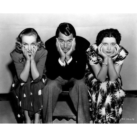 Cary Grant - In Name Only Black Modern Wood Framed Art Print by Hollywood Photo Archive