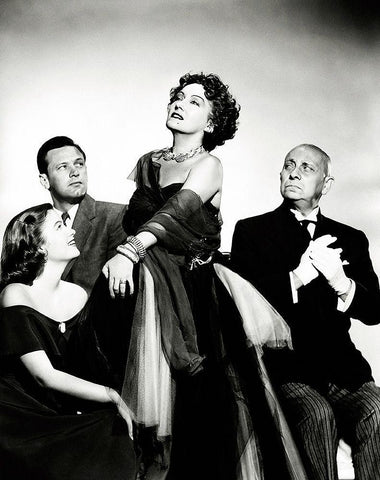 Sunset Boulevard White Modern Wood Framed Art Print with Double Matting by Hollywood Photo Archive