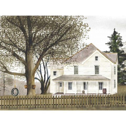 Grandmas House Black Modern Wood Framed Art Print by Jacobs, Billy