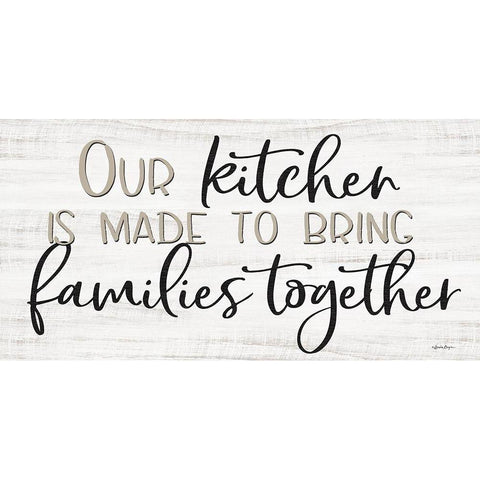 Our Kitchen Gold Ornate Wood Framed Art Print with Double Matting by Boyer, Susie