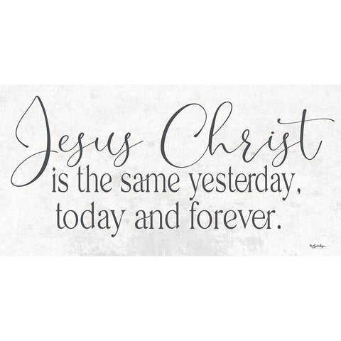 Jesus Christ Black Modern Wood Framed Art Print with Double Matting by Boyer, Susie