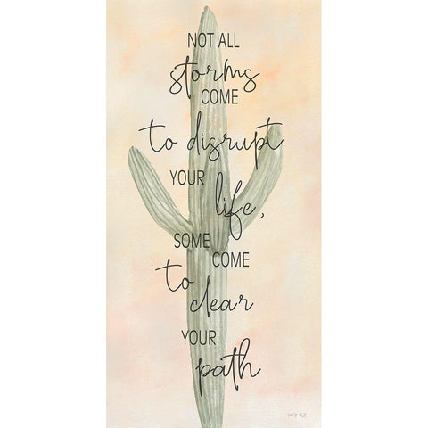 Clear Your Path Black Modern Wood Framed Art Print with Double Matting by Jacobs, Cindy