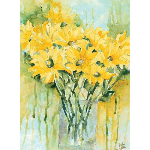 Vase of Cheer Gold Ornate Wood Framed Art Print with Double Matting by Holden, Jennifer