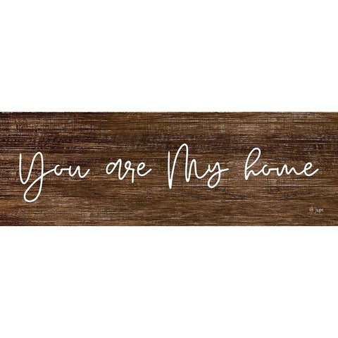 You Are My Home Black Modern Wood Framed Art Print with Double Matting by Jaxn Blvd.