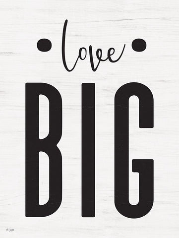 Love Big Black Ornate Wood Framed Art Print with Double Matting by Jaxn Blvd.