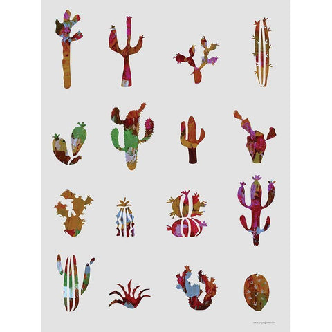 Prickly Black Modern Wood Framed Art Print with Double Matting by Kamdon Kreations